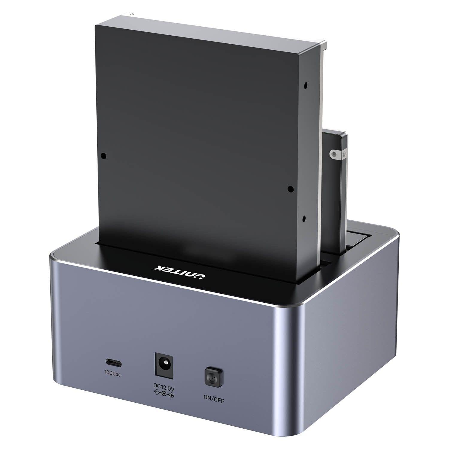 Stacja klonująca Unitek Y-3027GY01-EU USB-C 2x HDD/SSD 2,5''/3,5" 5Gb/s
