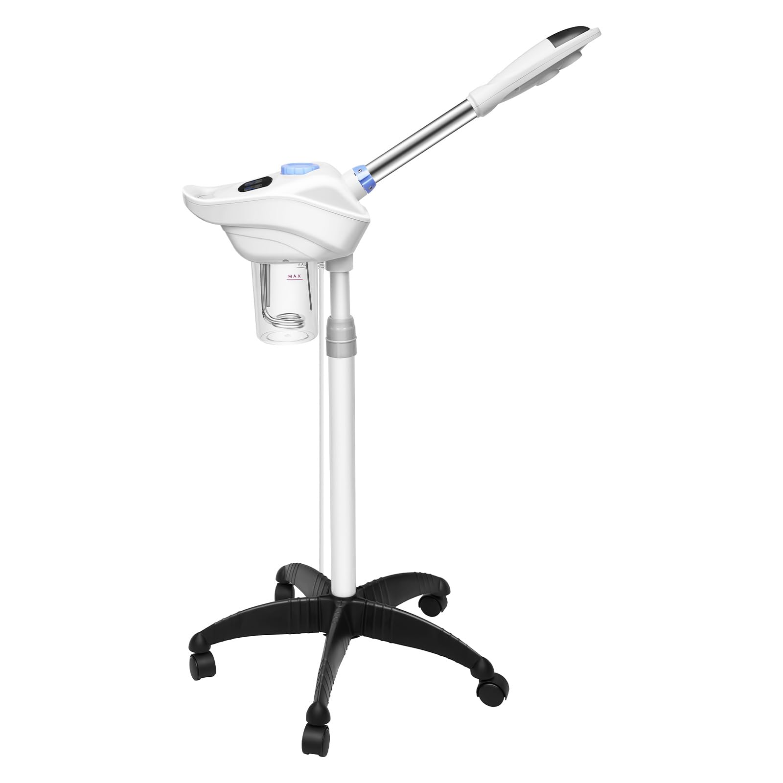 MINRS Vaporizzatore viso Studio cosmetico sauna viso vaporizzatore con ugello girevole a 360 gradi per la pulizia profonda del viso