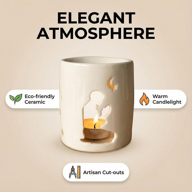 Difusor aromático eléctrico de cerámica ShanAroma miniatura 6