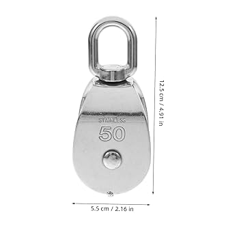 Amazon | CATIEBYE 滑車 ブロック 積載 滑車 吊り上げ ロープ