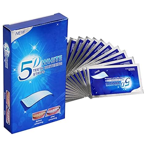 Teeth Whitening Strips, Tooth Whitening Kits for Sensitive Teeth White Strips Teeth Whitener for Removing Smoking Coffee Stain Effective Home Use Tooth Whitening Kit 28 Pcs Cover
