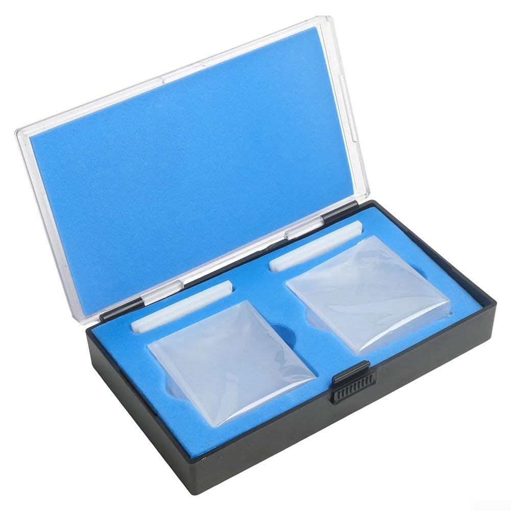 Pack of 2 Quartz Cuvettes, 50mm Light Path for Spectrophotometer, Clear Quartz Material for Accurate Measurements