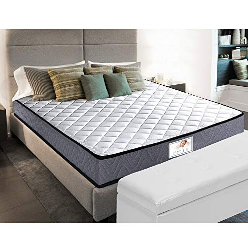 TEENO. Matelas 140x190x16cm en Mousse et Ressorts Mousse polyuréthane et 2CM mémoire de Forme 7 Zones de Confort CertiPUR-US (140_x_190_cm, Classique)