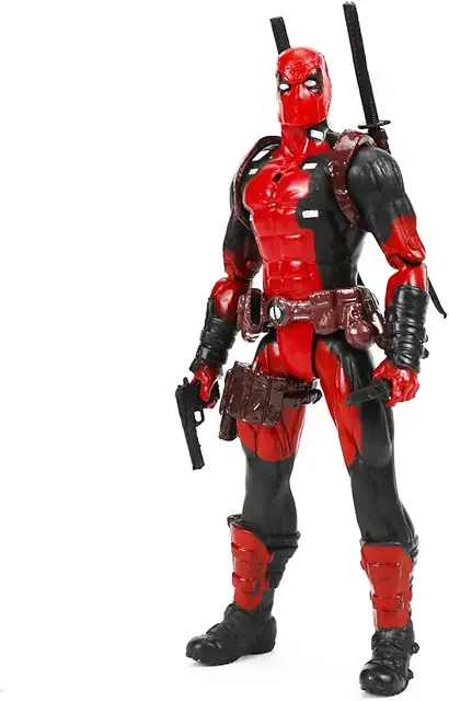 Deadpool Actionfigur, 16cm bewegliche PVC-Figur mit Messer für Sammler und Kinder