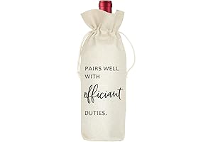 Burlap Drawstring Wedding Wine Bag- Bridesmaid Gift