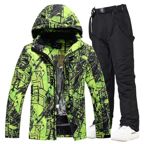 Hcclijo Männer Und Frauen Schneebekleidung Snowboardanzug Skijacke Snowboardbekleidung Skijacke Und Hosensets Picture Jacket Pant6 L