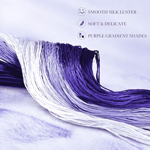 Image of MIINGGUXIUYI Mulberry Silk Floss Embroidery Thread Floss-Cross Stitch Threads China Silk Woven Jewelry Threads DIY Sewing Kits (83)