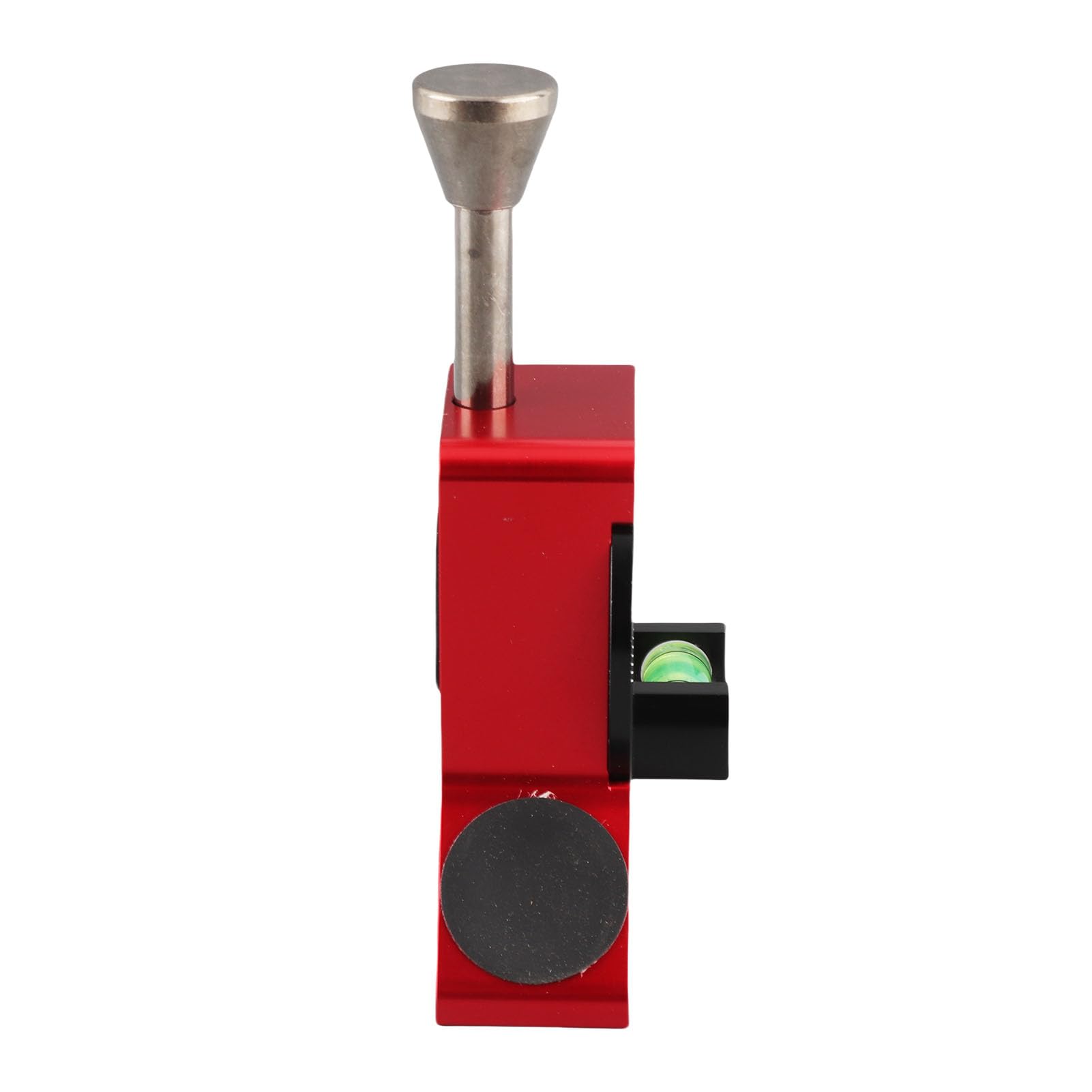 Alomejor Localisateur de Centre de Tuyau Multifonctionnel avec Niveau à Bulle, Conception Magnétique pour L'alignement des Tuyaux, Matériau en Acier Inoxydable