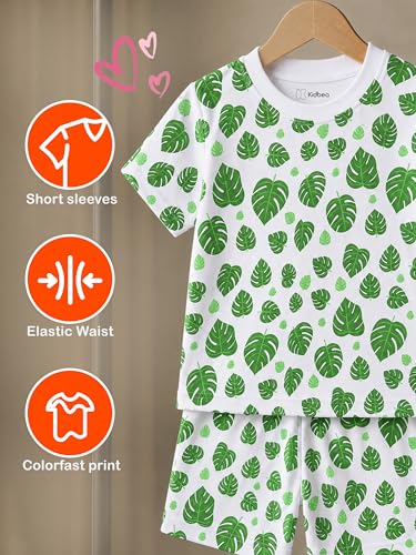 Image of Kidbea Kids Cotton Clothing Set | Ultra-Soft Printed Half Sleeve T-shirt & Shorts Set Comfort Fit Casual Wear for Boys & Girls
