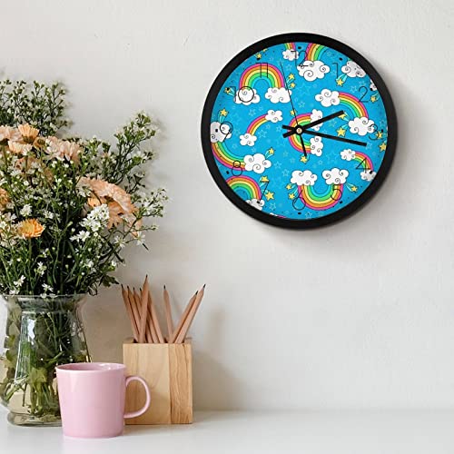 Pendule murale silencieuse au design moderne et épuré de haute précision