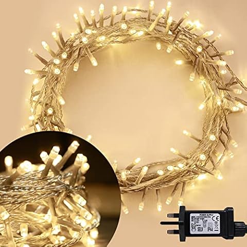ANSIO 500 LED 50m Warm White Christmas Lights Cover