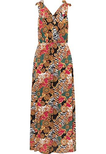 Robe maxi avec imprimé intégral ZITHA robe longue légère pour vacances et plage