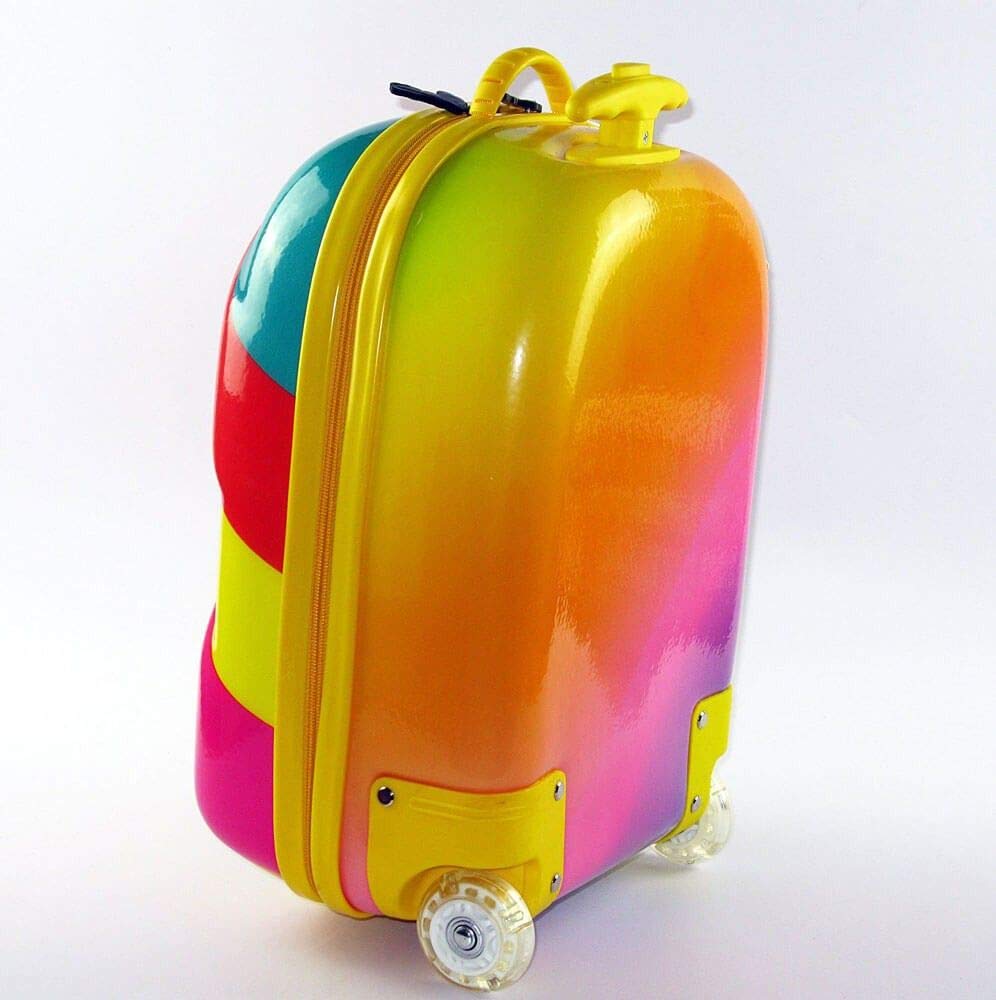 Bayer Chic 2000 Bouncie Kinder-Trolley Rainbow Valigia per bambini, 40 cm, 20 liters, Multicolore (Bunt)