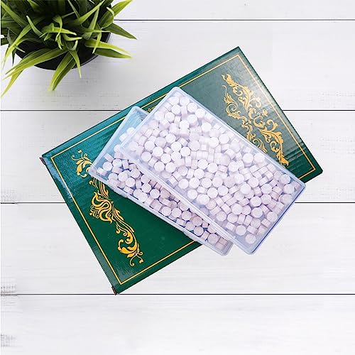 Zifospy 370 PCS Wax Seal Beads,Lotus Color Sealing Wax Pellets for Letter Greeting Cards Wine Sealing - Image 2