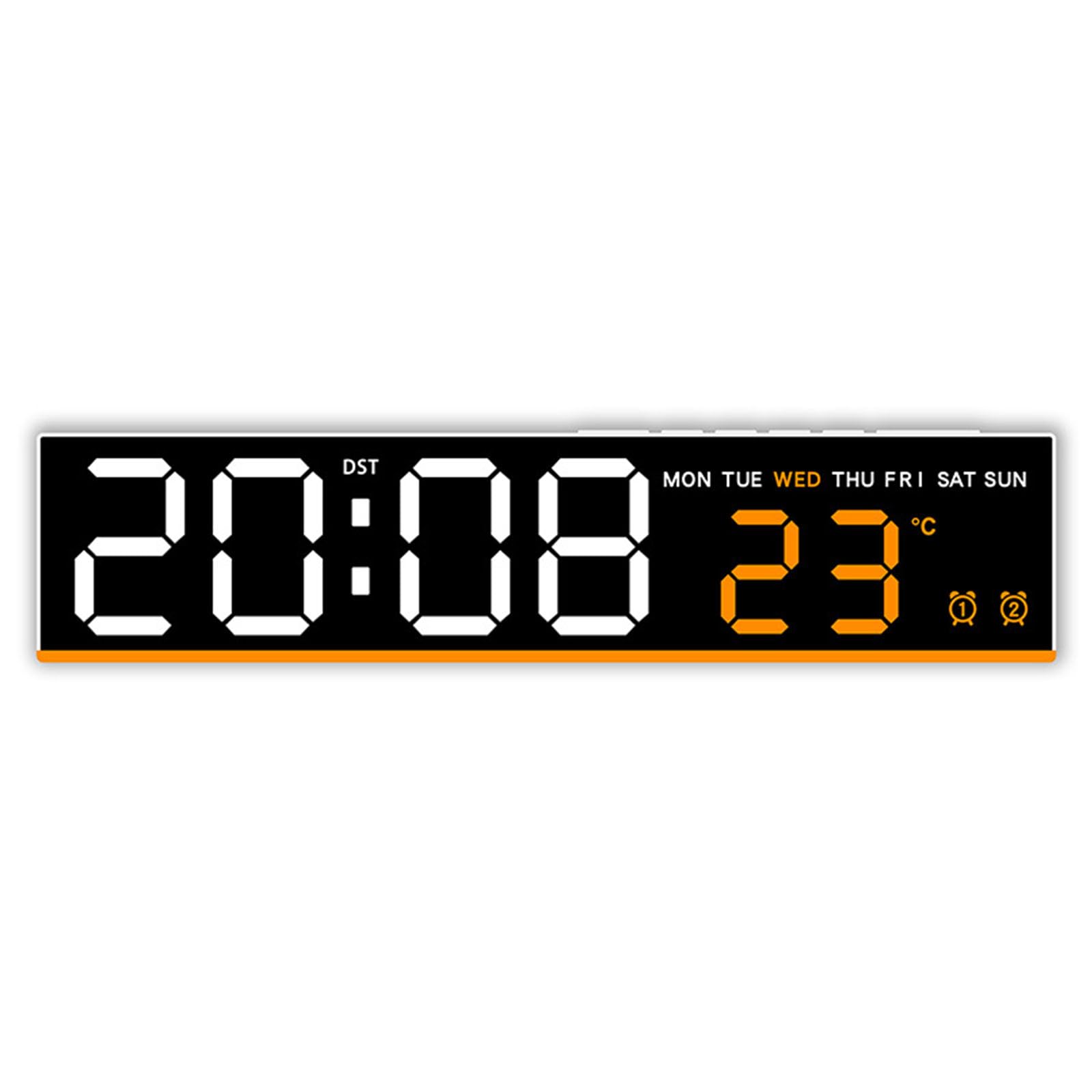 Hsyzygian Multifunctional Digital Alarm Clock Featuring Touch Control and Soft LED Nightlight Alarm Clock Bedlight