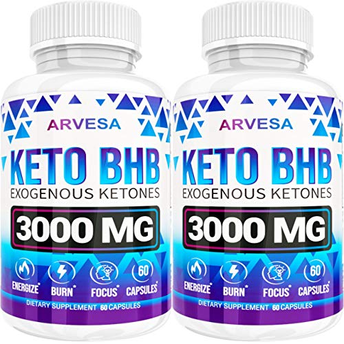 Keto Diet Pills - 5X Dose (2 pack | 3000mg Keto BHB)