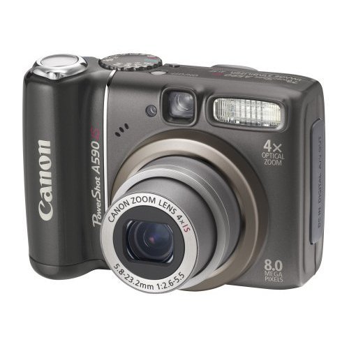 Canon PowerShot A590 IS Digital Camera (8.0 MP, 4xOptical Zoom