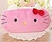 Produktbild KIDDYBO Federmäppchen aus weichem Plüsch, für Stifte, Schminkstifte, Reisetasche, Kindertasche, Schule Hello kitty fuchsia