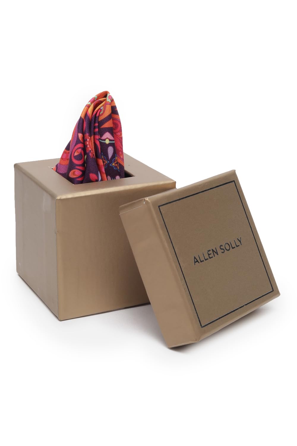 allen solly Men Multicolour Party Pocket Square-picture-32