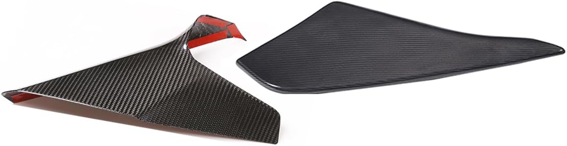 Fit for 2019-2022 Toyota Supra GR A90 A91 MK5 Real Carbon Fiber Main Driver Knee Pad Panel/Center Console Gear Shift Side Panel Protective Cover Trim 2PCS (Black Carbon)