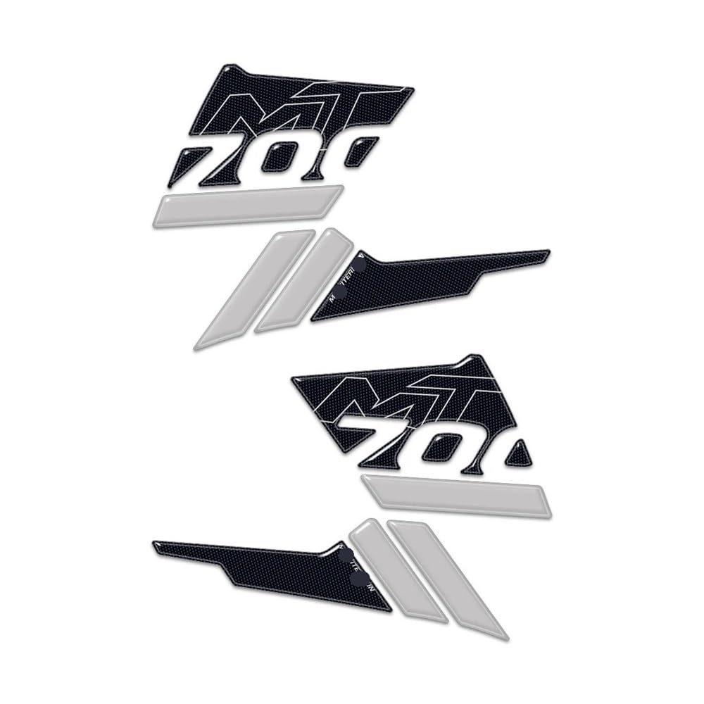 Tank Pads for 700MT MT 700 2023 2024 Epoxy Sticker Kit Motorcycle Tank Pad Protection