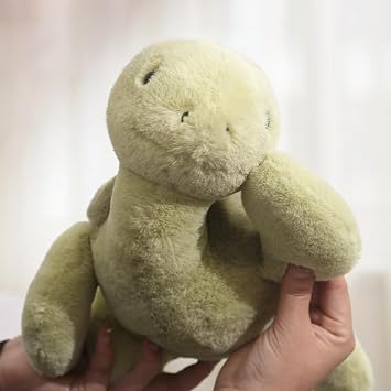 XIYUAN 13.8inch Weighted Plush Cute Turtle Stuffed Animals,Soft Sea Turtle Plush Toy, Green Tortoise Plushies Dolls Pillow Present for Kids, Babies, Toddlers Gifts