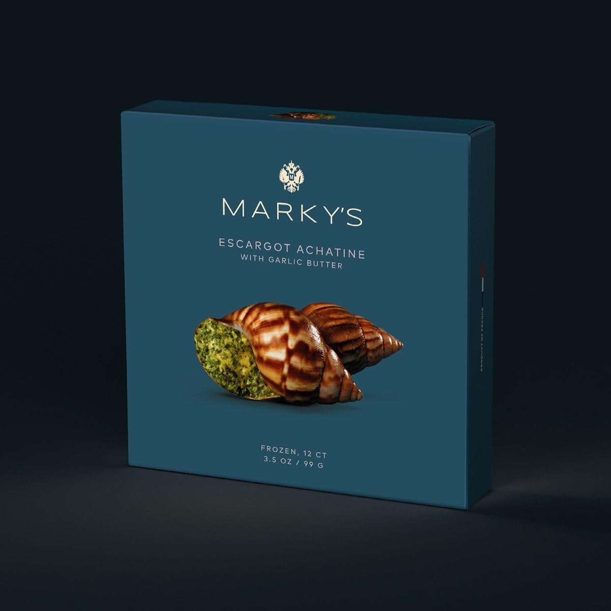 MARKY'S Escargot Achatine with Garlic Butter - Dozen - 3.5 oz / 100 g