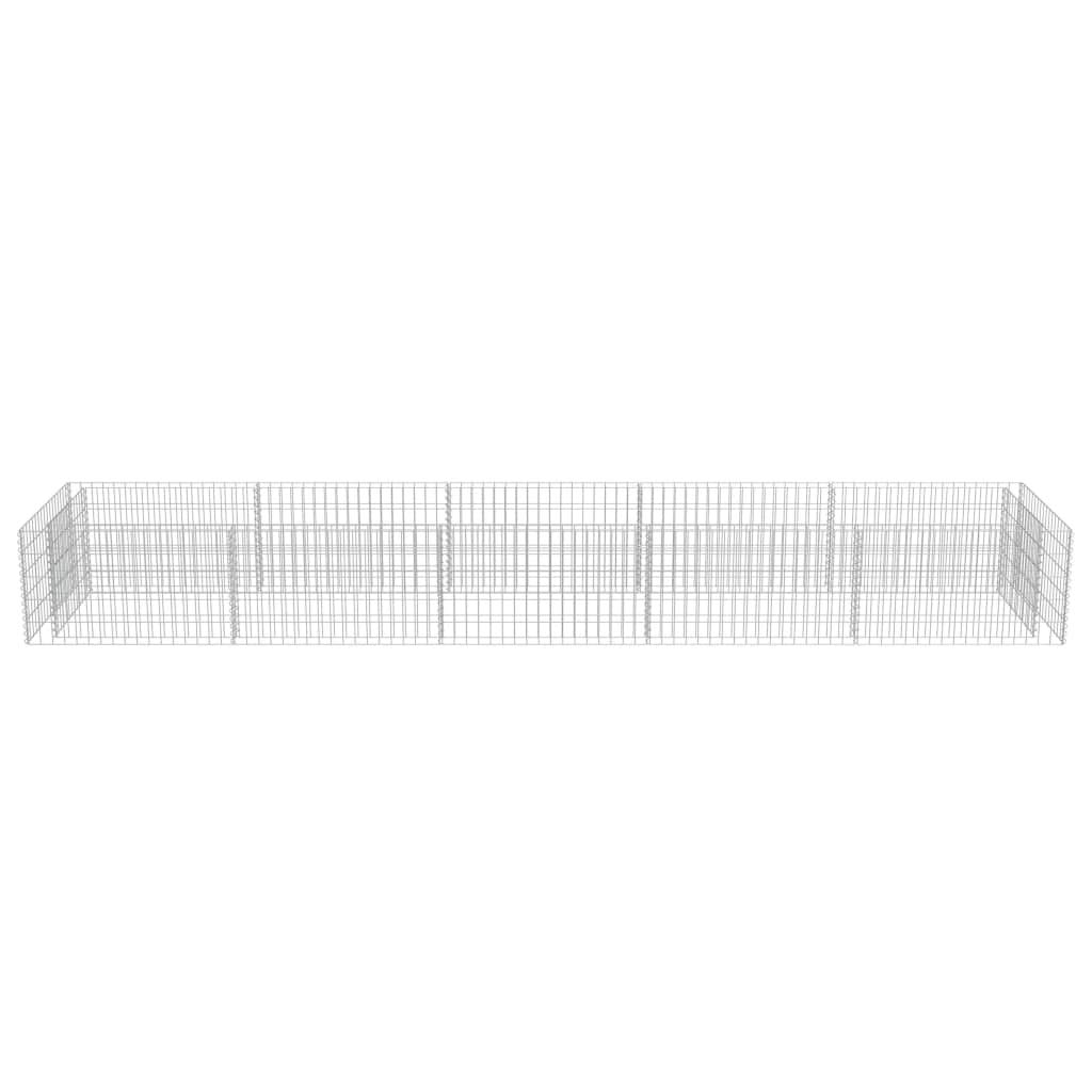 Arriate, Mesa De Cultivo, Huerto Domestico, Cultivo De Plantas Aromaticas, Arriate De Jardín, de gaviones de Acero 450x90x50 cm