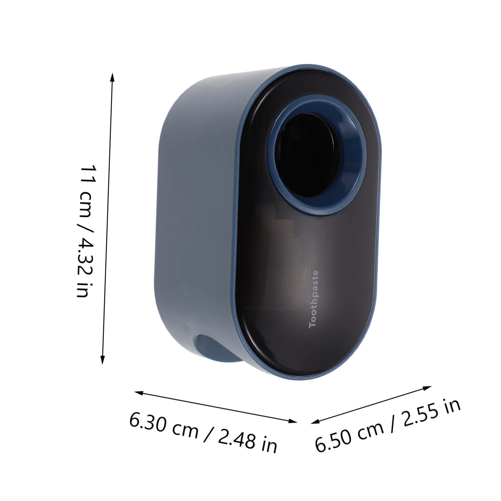 COOLHIYA Simple Automatic Toothpaste Squeezer Wall-Mounted Holder for Toothpaste Beauty Cream Easy Install No Punching Dispenser