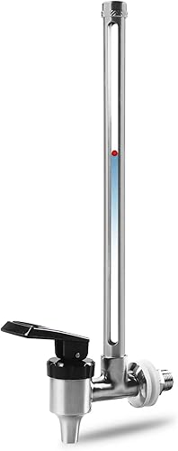 Mirilla de acero inoxidable de 7 pulgadas con visión clara del nivel de agua para viajes Berkey y Big Berkey sistemas de filtro de agua alimentados