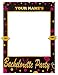 2-in-1 Bachelorette Photo Booth Props Frame Party Supplies- Bride Tribe Squade Wedding Bridal Shower Decorations Selfie Games