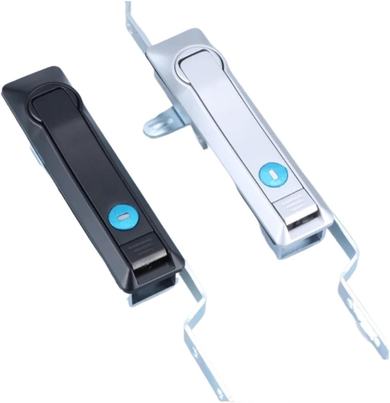 MS828 Connecting Rod Lock High and Low Voltage Switch Electric Cabinet Charging Cabinet Door Locks,Industrial Cabinet Lock(Black)