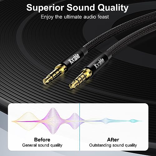 Cable de audio auxiliar Jack 3.5mm 6.10 m Kxable miniatura 3