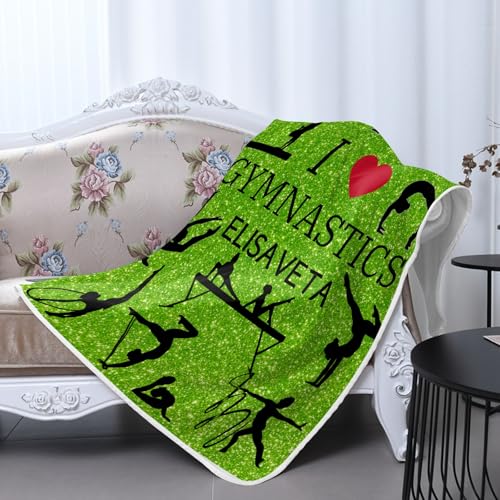 GoTussWO Custom Grass Green Glitter lanket That Stays Cool All Night, Cooling Bedding for Hot Sleepers,30x40Inch