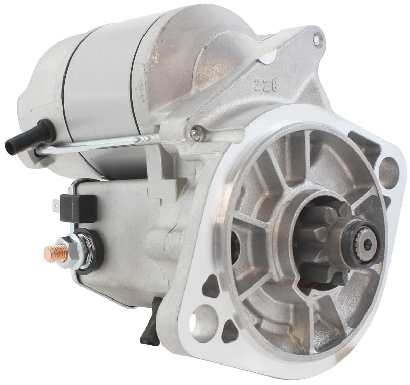 New Premium Grade USA Made! Starter Compatible with Massey Ferguson Ag Tractor MF-1240 MF-1250 MF-1260 Iseki 3-91 Diesel 1992-2002, Challenger MT265 MT275 MT285 MT285H 02 03 04 Replaces 3708282M93