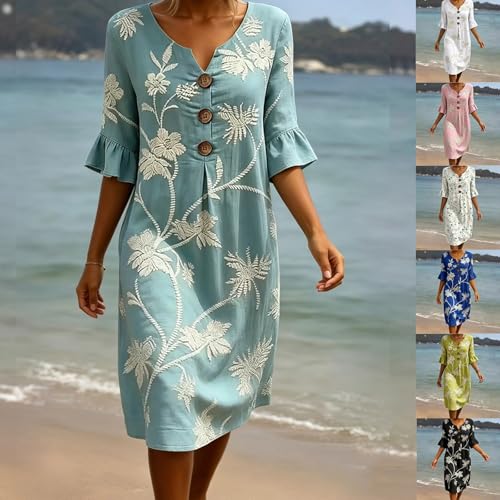 Robe portefeuille coupe ample pour dissimuler les rondeurs en été - 2