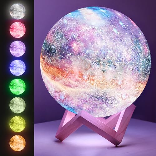 Mind-Glowing Galaxy Moon Lamp