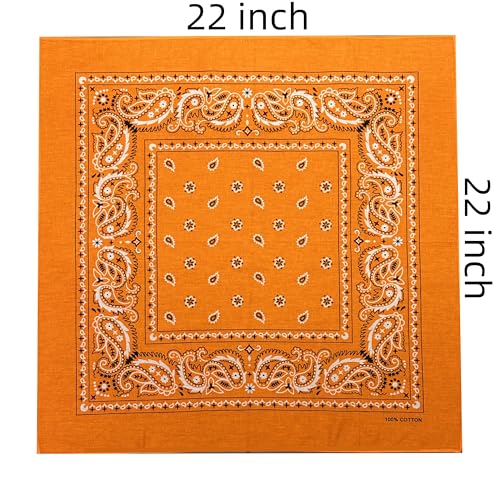 Image of Vamqor 100% Cotton 10 Pack Fine Bandanas