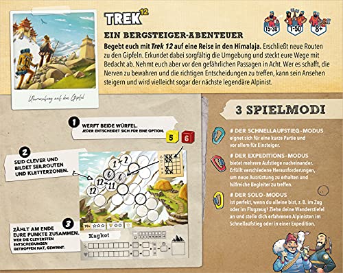 Asmodee Lumberjacks Studio Trek 12 - Himalayan, Multicoloured, Colourful - Image 3