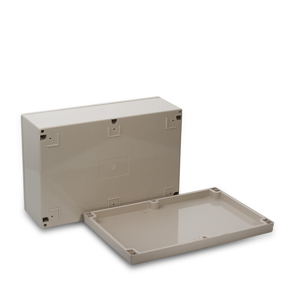 Caja Recinto Industrial Vacío En ABS - 240x160x90mm, IP65, Incluye Junta Y Tornillos
