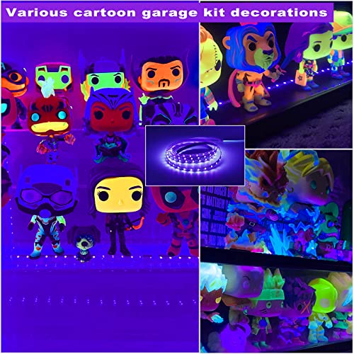 Tira LED Luz Negra Flexible 2m USB 10W 120 LEDs miniatura 6