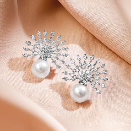 Image of Rubans Pendant Necklace Set American Diamond and Zirconia Gift Jewellery for Women & Girls