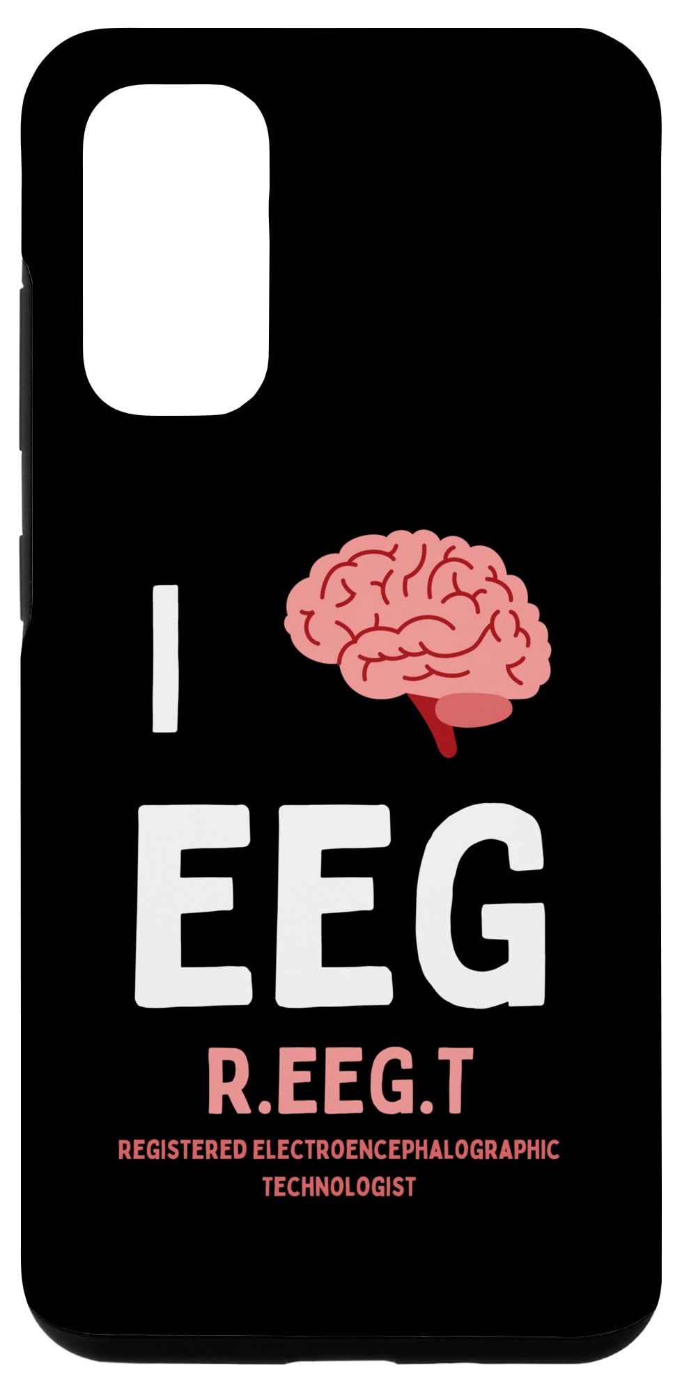 Galaxy S20 I love brain EEG R. EEG T. tech electroencephalogram waves Case