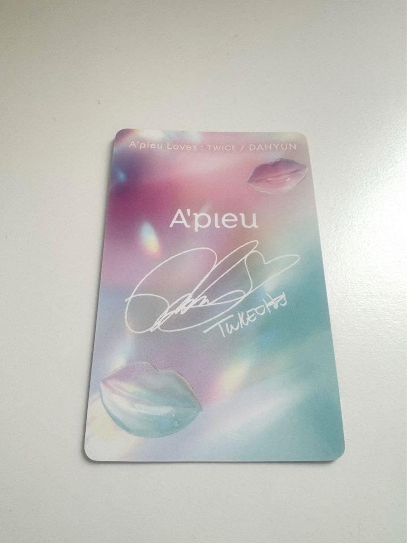 Amazon.co.jp: TWICEダヒョン アピュー限定トレカ : おもちゃ
