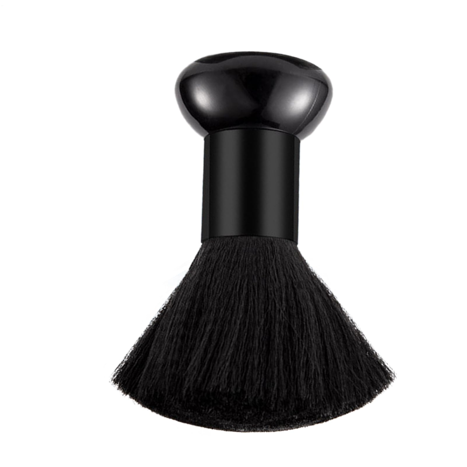 Spolverino per il collo, spazzola da parrucchiere, spazzola professionale per la pulizia del viso, per il salone, 1 confezione di setole in nylon morbide, spazzole per la pulizia della polvere delle