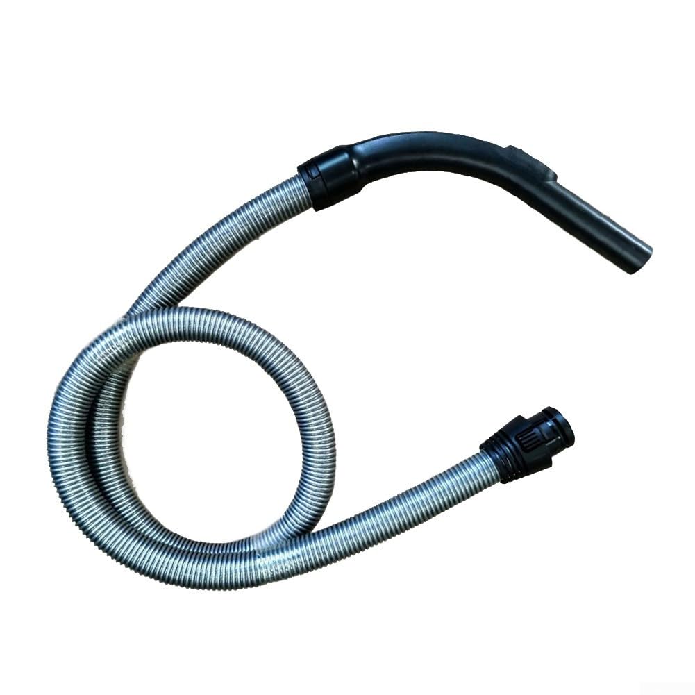 Tubo flessibile da 2 metri con manico per aspirapolvere Miele per aspirapolvere C1 Junior Ecoline, C2 & S Series, diametro 38 mm, con tubo girevole e regolazione variabile di aspirazione (tubo +