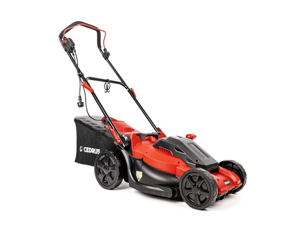 Hahn & Sohn CEDKE40 Tosaerba elettrico 1800 W, larghezza 40 cm, cestello collettore 45 l, regolazione altezza, silenziosa