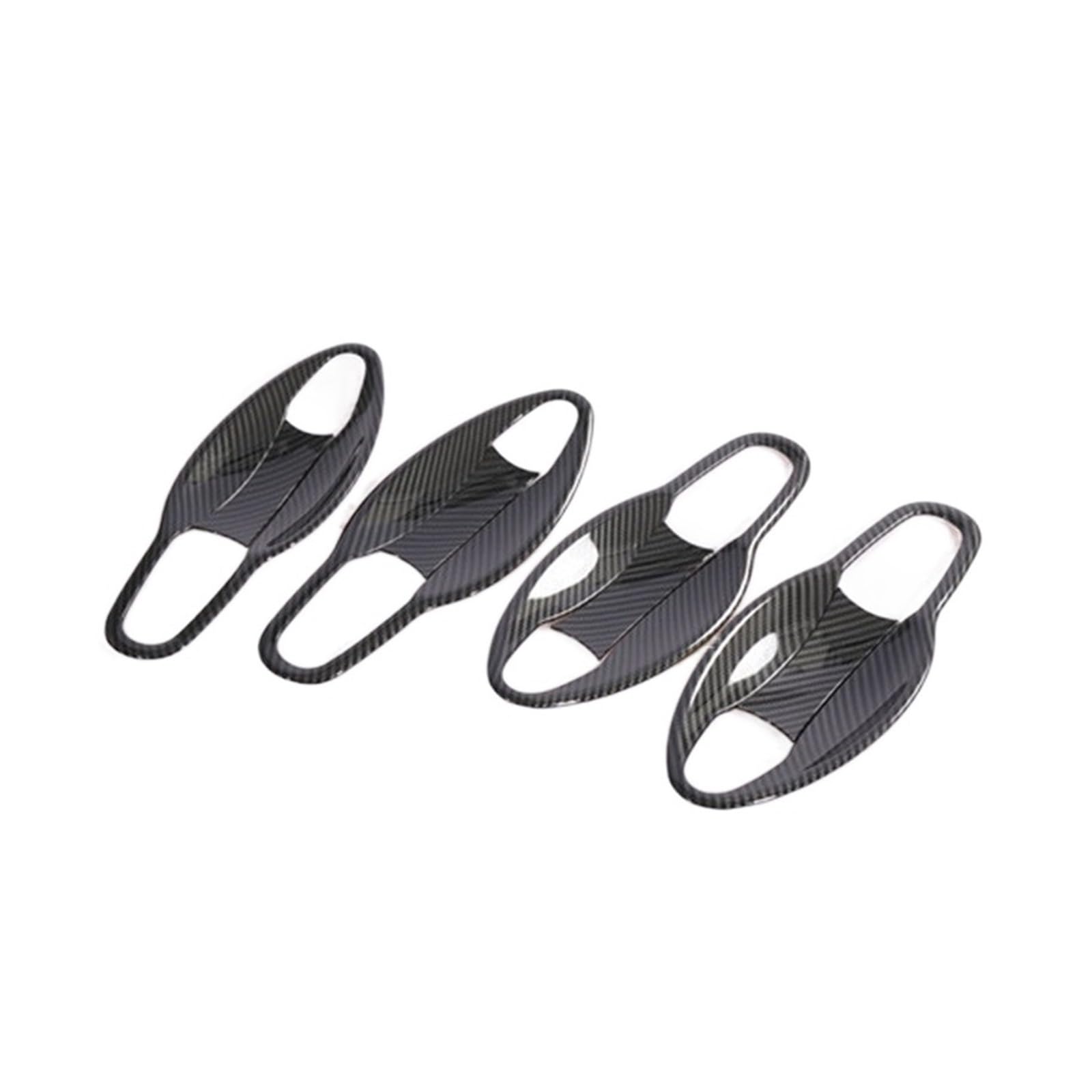 Drezzo For Normal Type Car Exterior Door Handle Car Door Handle Cover Bowls Sticker For Crv 2012-2016 Exterior Moulding Trim(For Normal Type)