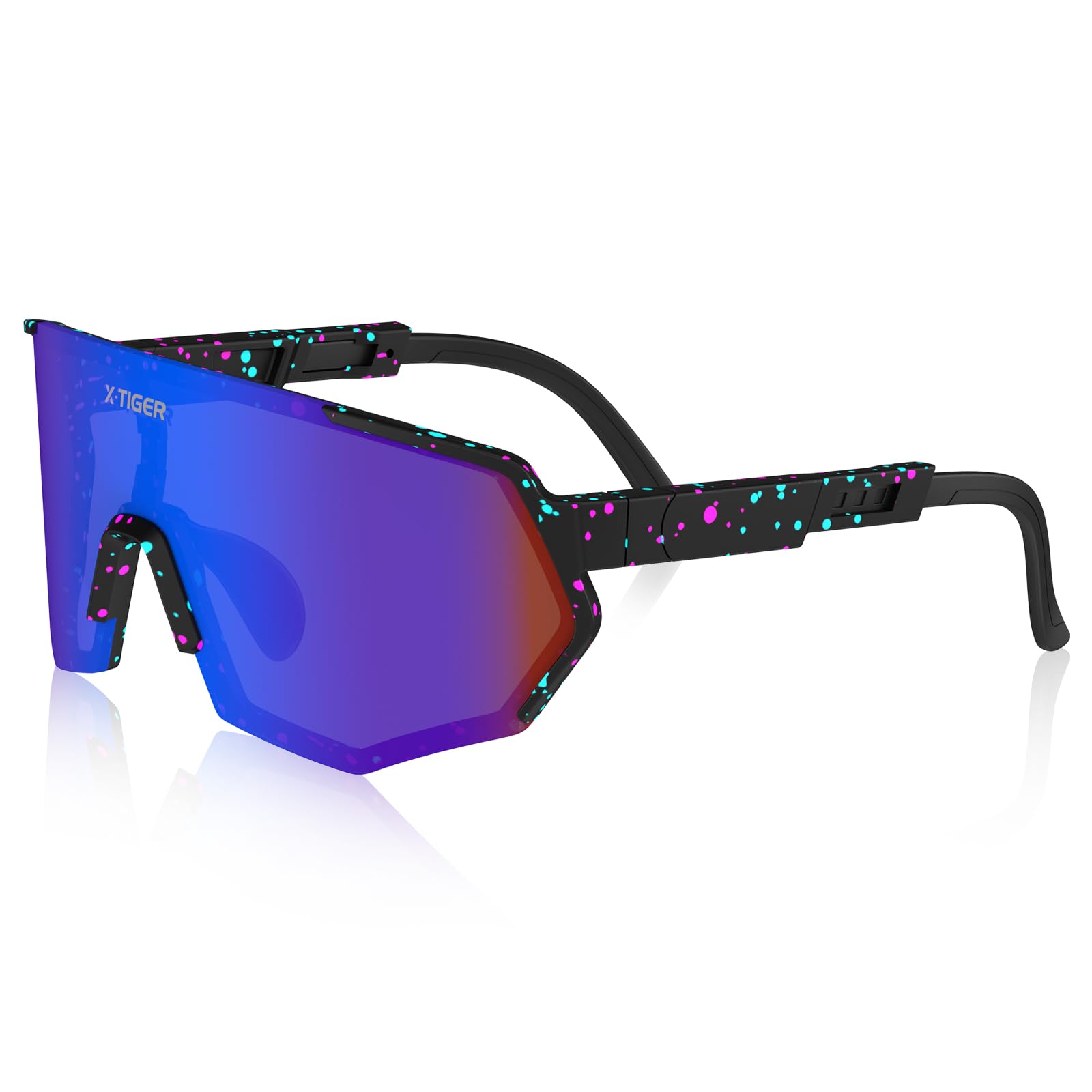 アメリカ製！　サングラス　sunglasses アイウェア　べっ甲　スポーティー Amazon.com: X-TIGER Polarized Sports Sunglasses for Men