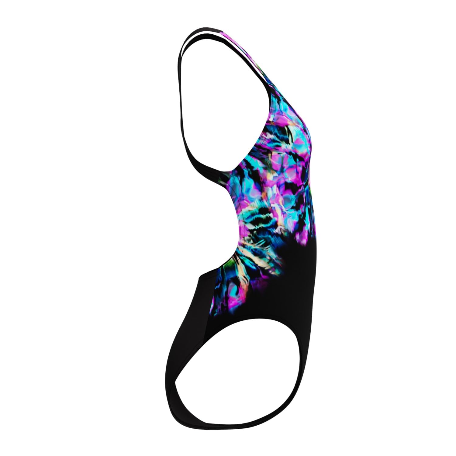 Speedo Club Training Bedruckter Powerback Badeanzug Damen